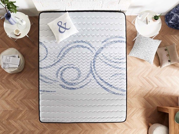 Matelas Perfect Dream 120x190 cm - Mousse mémoire de forme HR adaptative-7 zones Blue-latex-Confort Optimal-Respirant-Ergonomique