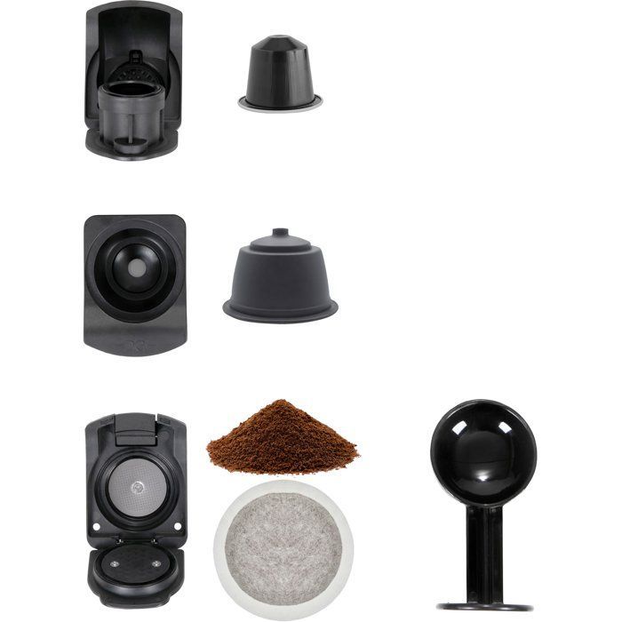 Machine à café multi-capsules 4-en-1 - LIVOO - DOD217C - 1400 W - 7 niveaux d'intensité du café - Crème