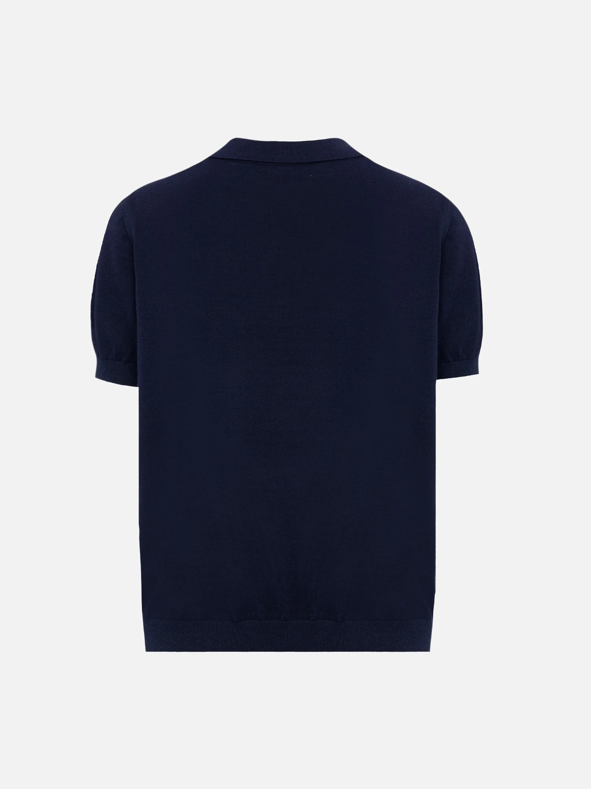 Sloan Jr. marineblauwe gebreide polo