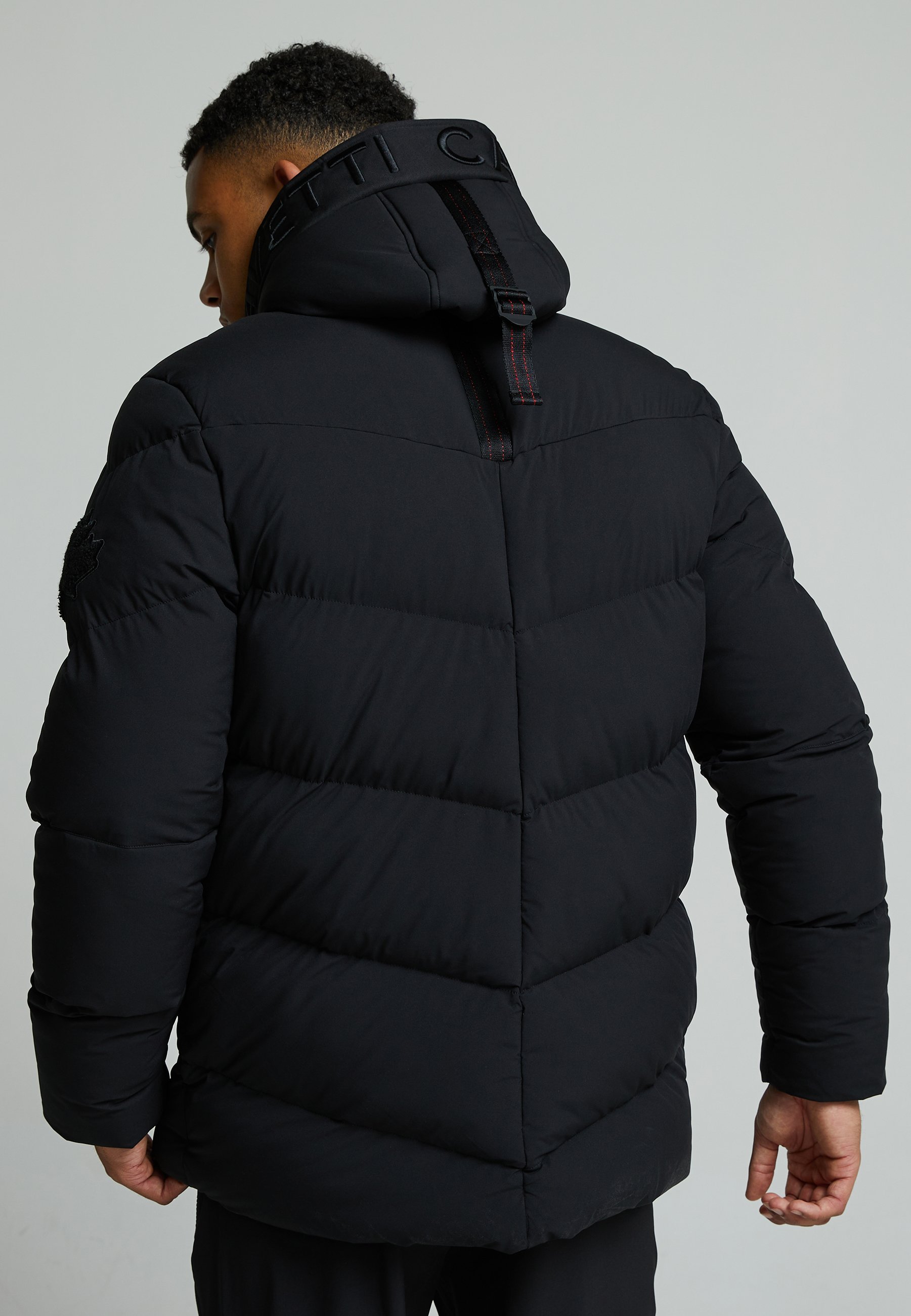 Jaqueta puffer Zavetti Canada Zeoti - Jaqueta de inverno - preta
