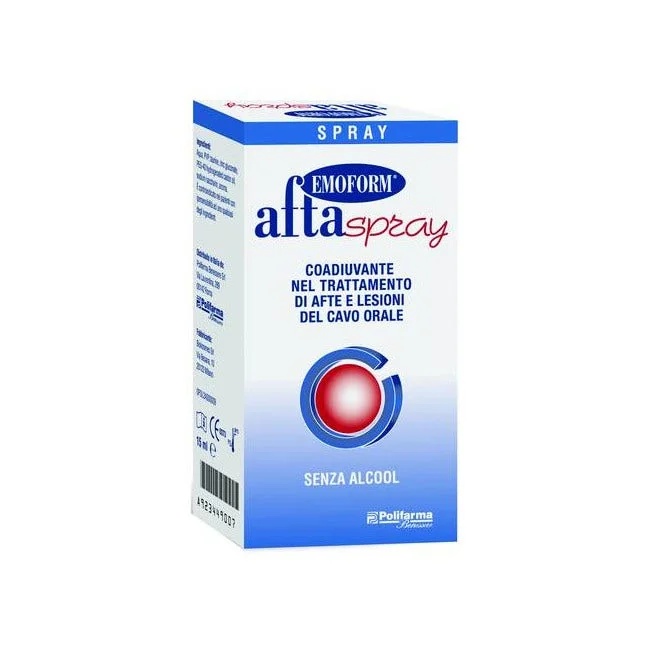 EMOFORM Emoform Aftaspray 15 ml Tratamiento protector contra la irritación y las lesiones en la boca
