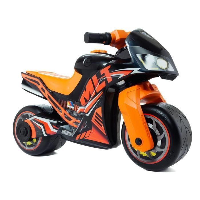 Push Motorcycle - MOLTO - MLT - Black and Orange - All-Terrain Wheels - For Children 18 Months and Older