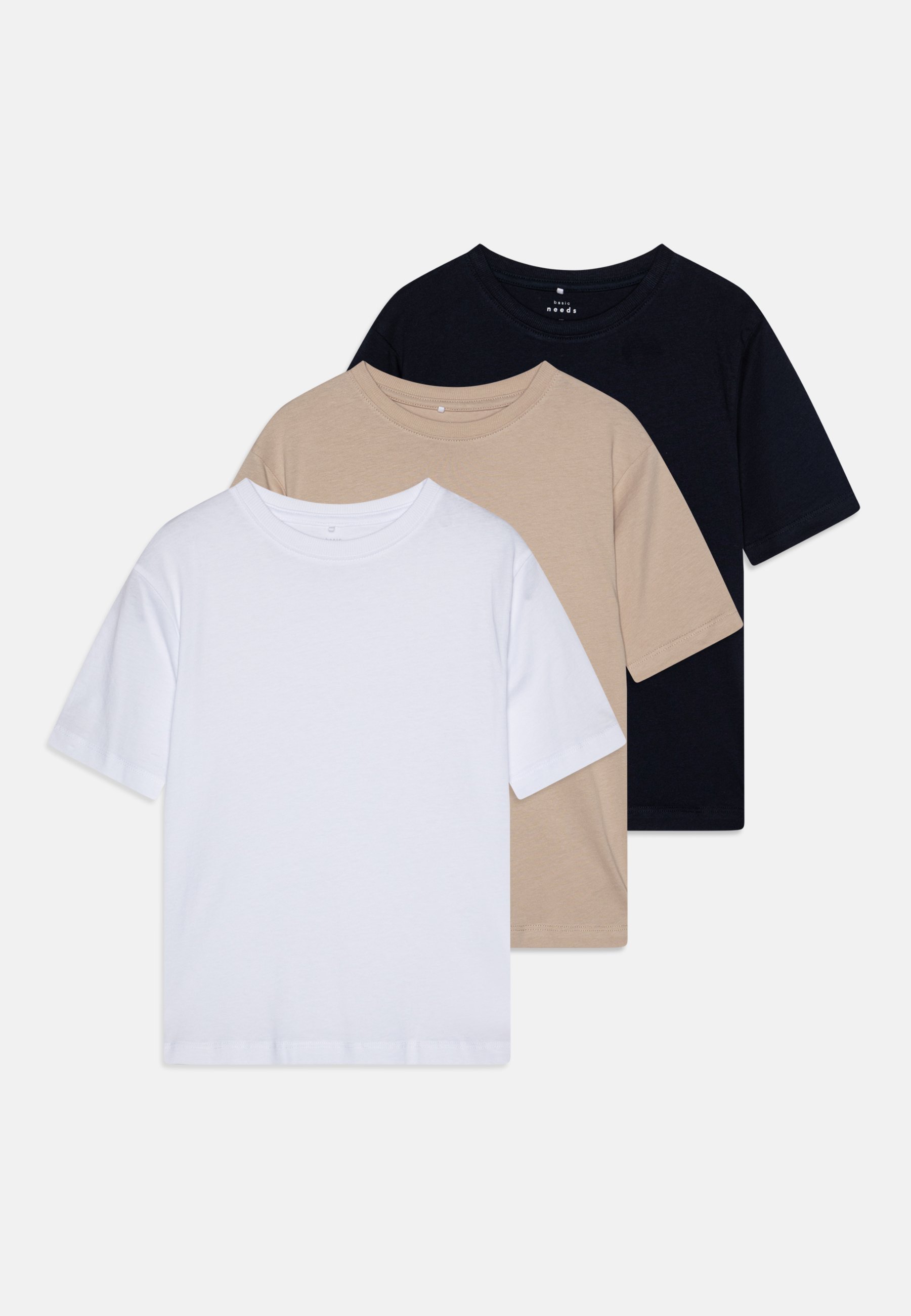 Name it NKMVOBBO LOOSE 3 PACK - Basic T-shirt - dark sapphire