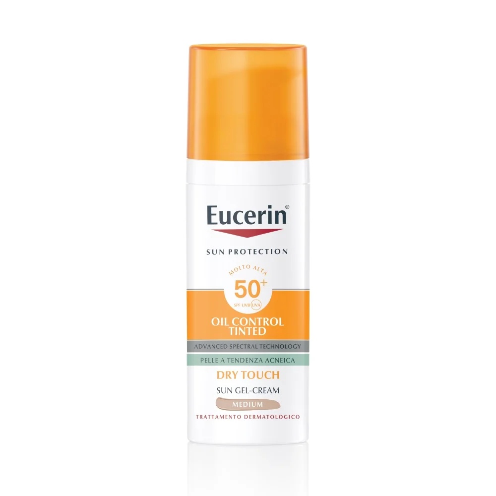 EUCERIN Eucerin Sun Oil Control tooniv kreem SPF50+ 50 ml tooniv kaitsev näokreem