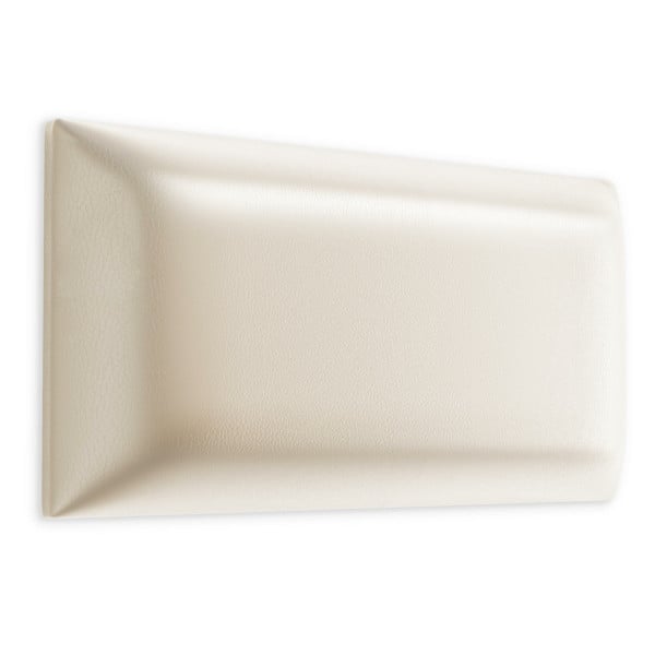 Panel Tapicerowany Eko Skóra Kremowy 50x15cm