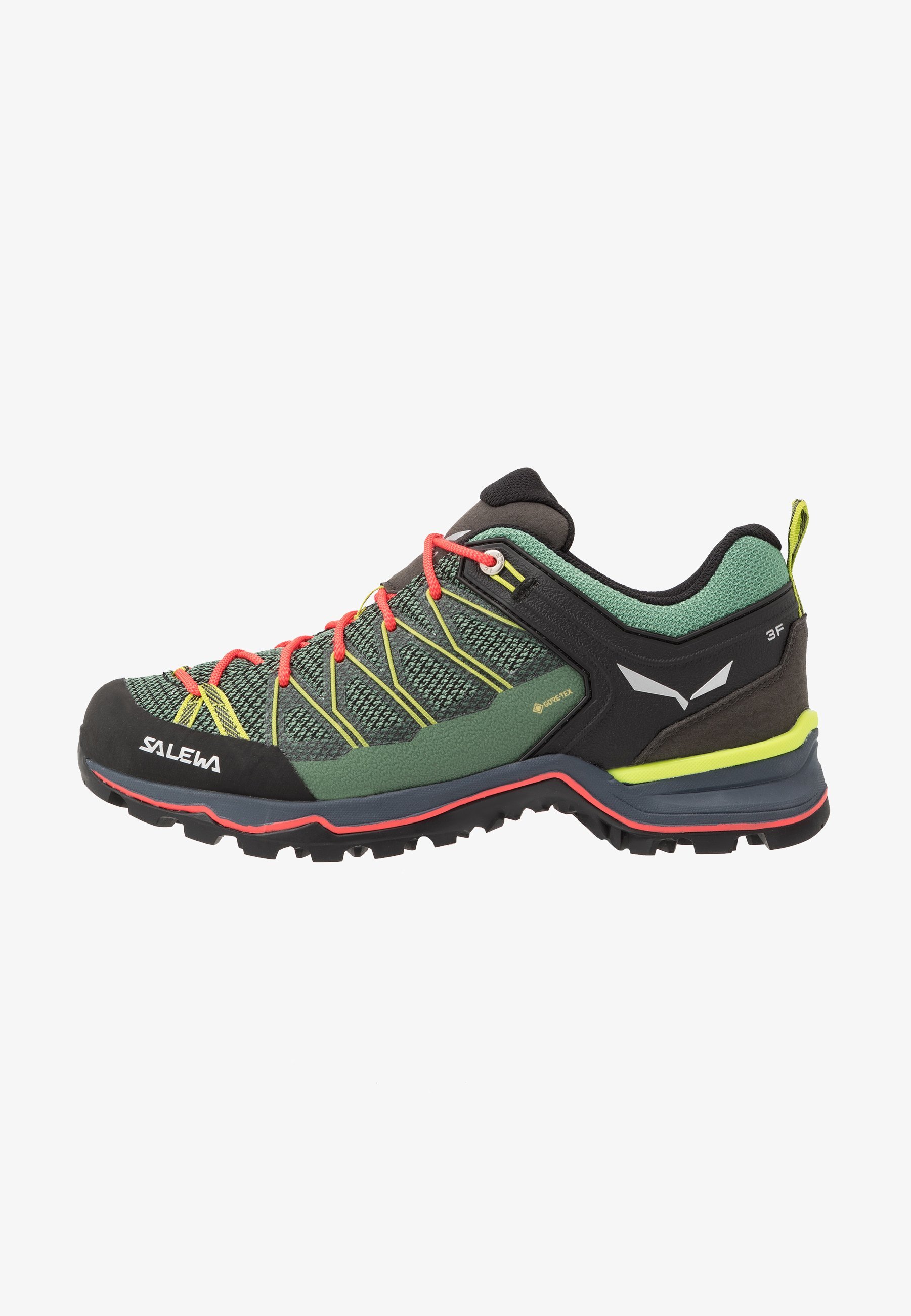 Salewa MOUNTAIN TRAINER LITE GORE TEX - Fjellsko - feld green/fluo coral