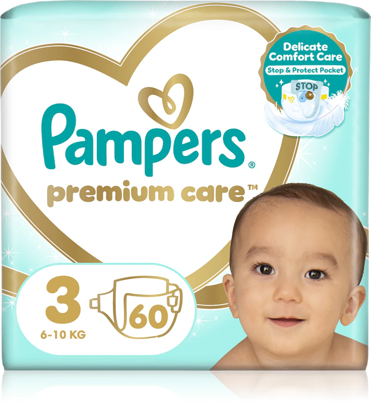 Fraldas descartáveis Pampers Premium Care tamanho 3