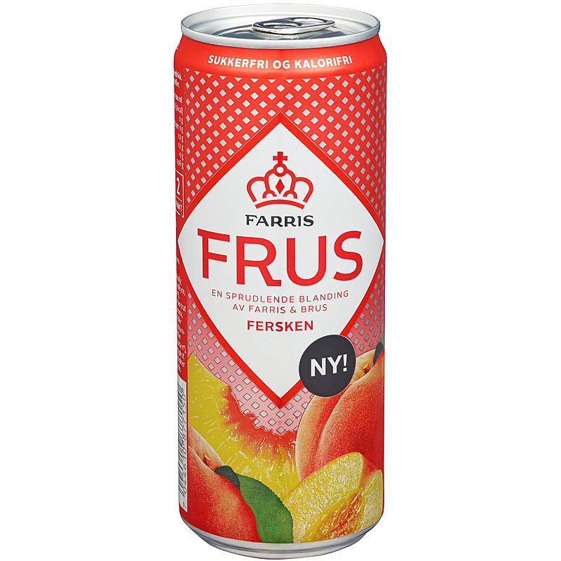 Farris Farris Frus 0,33 l æske sleek fersken