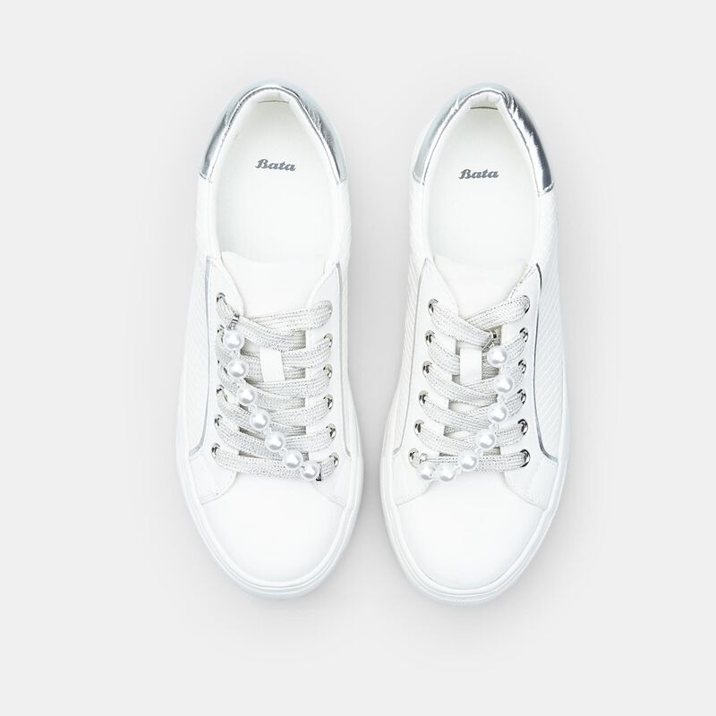 Damsneakers med platåsula