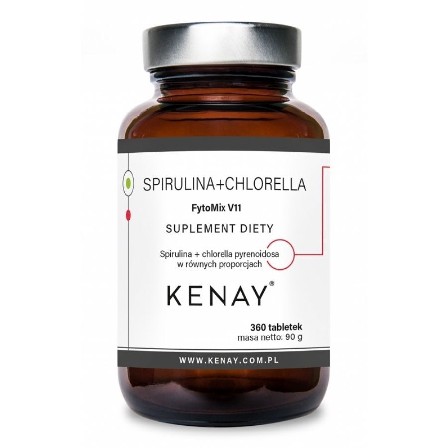 Kenay Spirulina + Clorella Pirenoidosa Fytomix V11