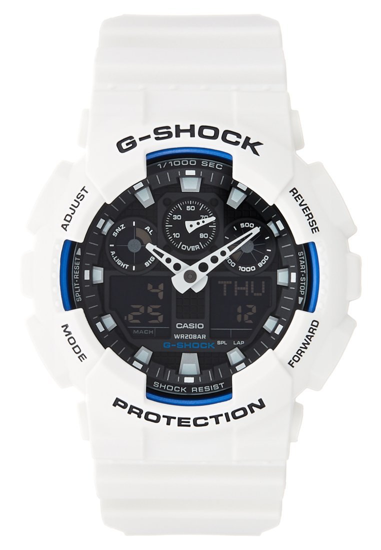 G-SHOCK GA-100B-7AER - Chronograafhorloge - wit