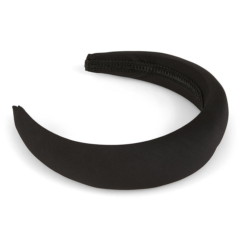 Haarband met schuimvulling, zwart