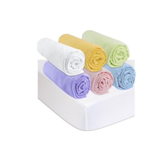 Kit bebè pratico: materasso 60x120 cm, lettino, lettino da viaggio + 6 lenzuola con angoli in cotone + 2 coprimaterassi in cotone | Oeko-Tex | Prodotto in Francia (UE)