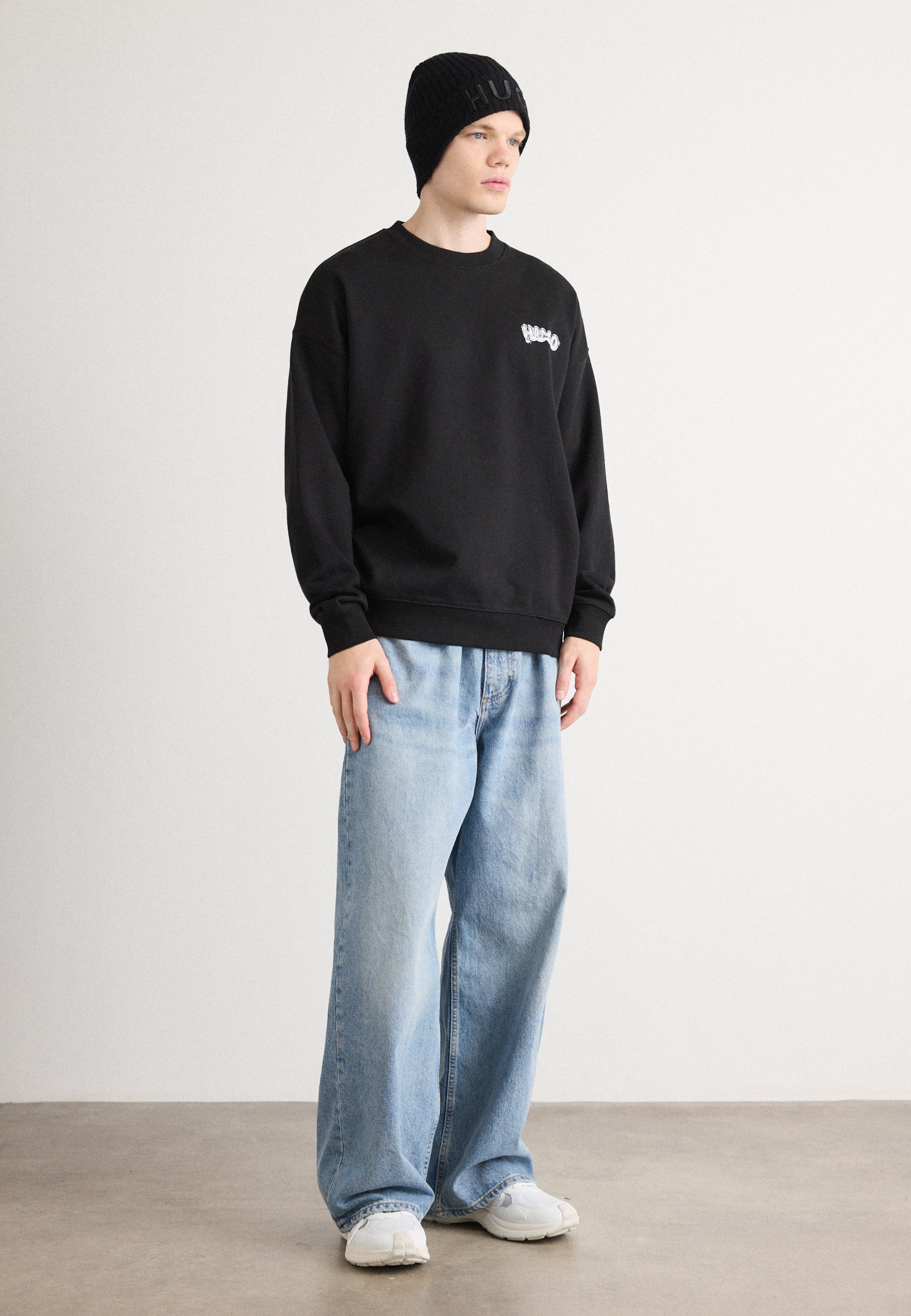 HUGO NYROCREW - Mikina - black