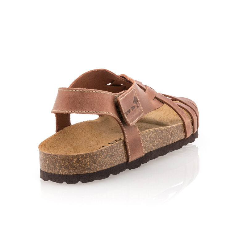 Sandalias marrones para mujer / Zapatos de punta abierta