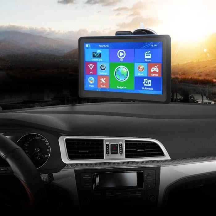 GPS Voiture 7 pouces 8G ROM Navigation Bluetooth Carte gratuite 30 Langues - CeriseFRANCE