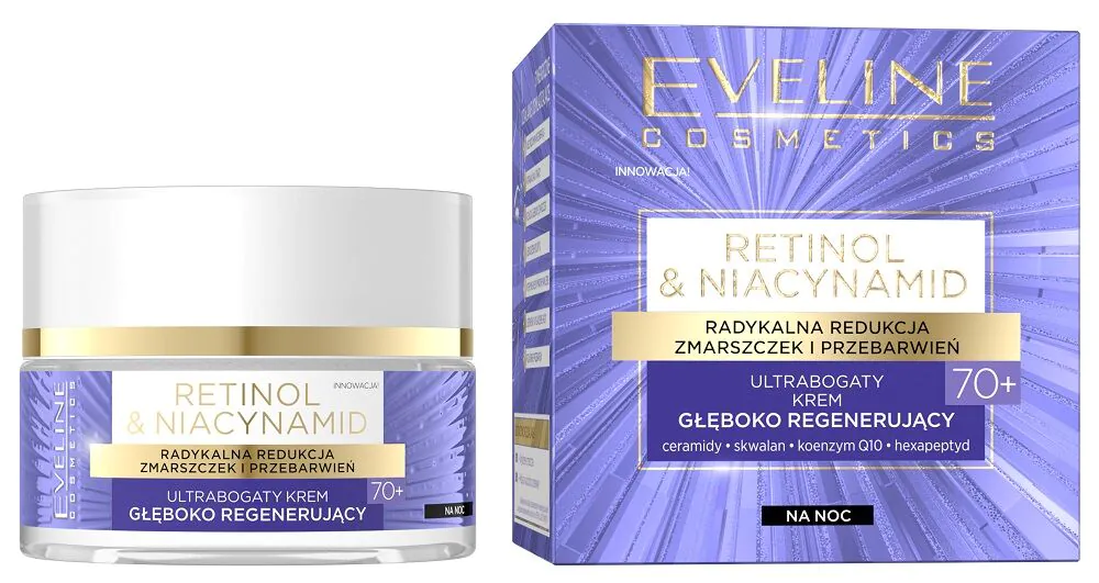 Eveline Retinol & Niacynamid Krem na noc 70+