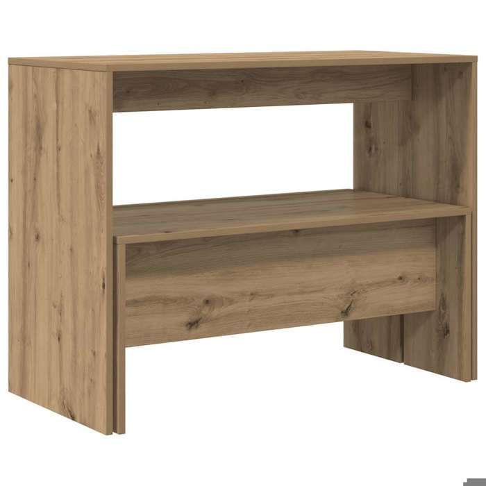 947751& Juego de mesa y banco de comedor de 3 piezas - Madera - Aglomerado - Mesa y sillas de cocina