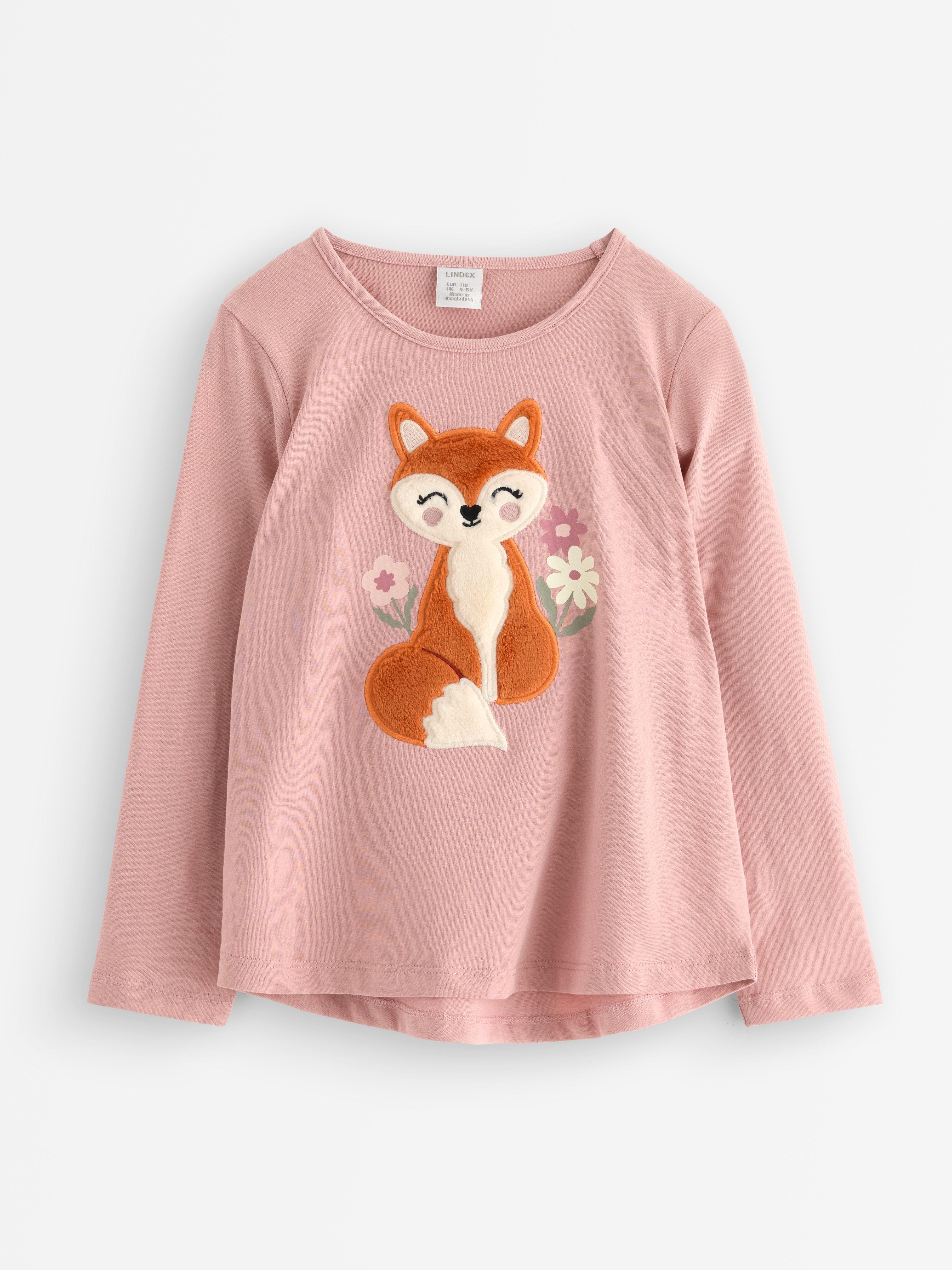 Top s dlouhým rukávem v barvě Dusty Pink