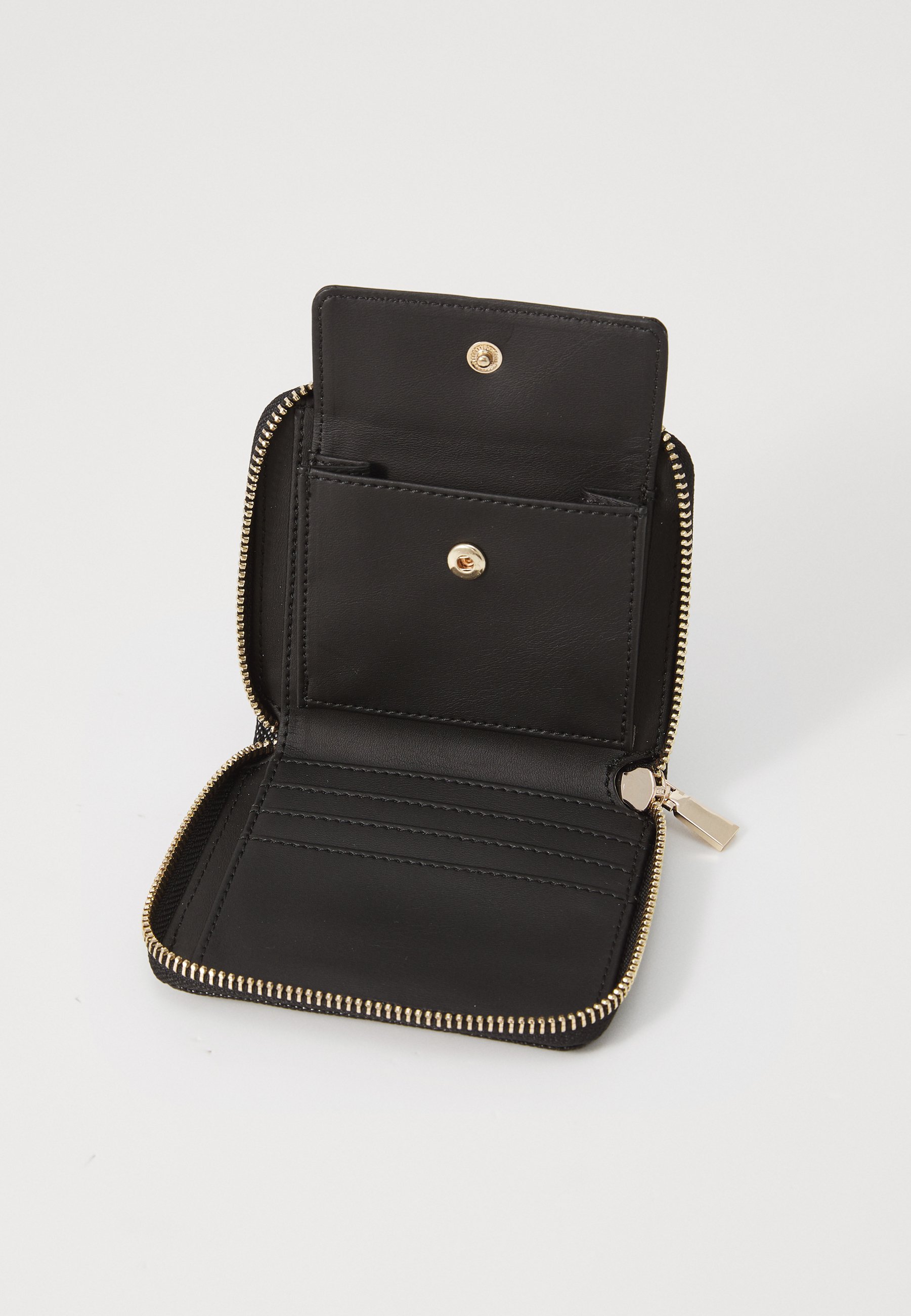 Guess LAUREL SMALL ZIP AROUND - Peňaženka - čierna