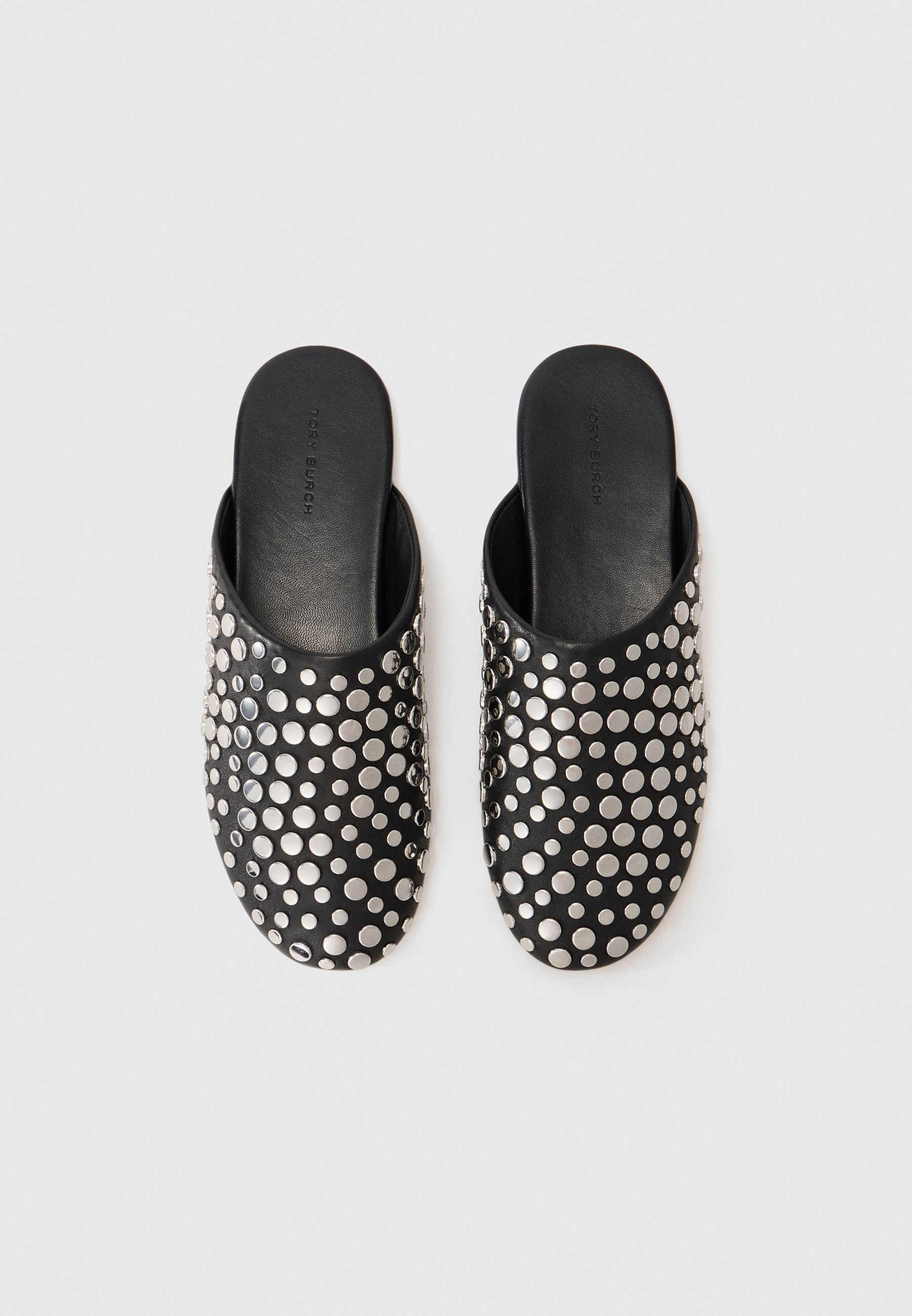 Mules cloutées Tory Burch - Mules - Noir/argent parfait
