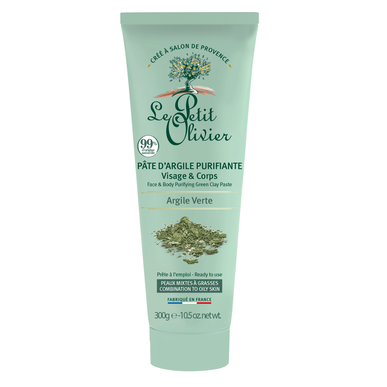 Čisticí pasta ze zeleného jílu Le Petit Olivier 300 g 300 g