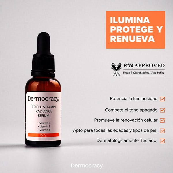 Ορός Λάμψης με Τριπλή Βιταμίνη 30% | 30ML