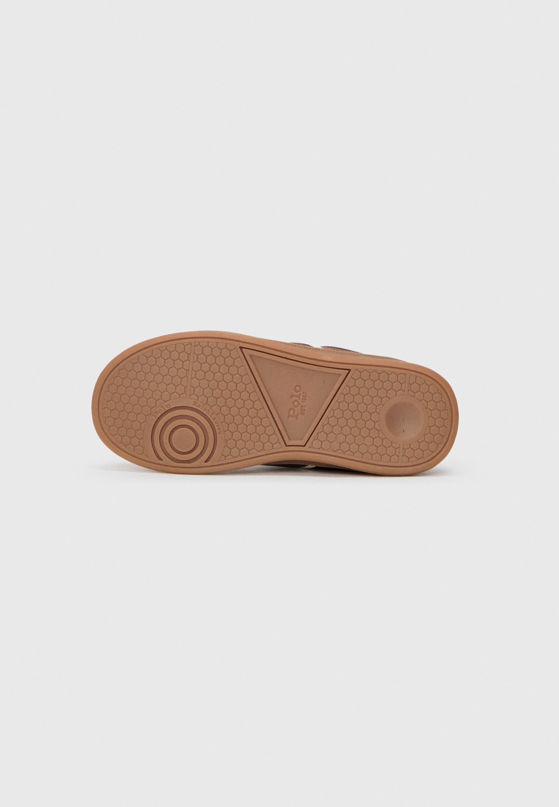 Baskets Polo Ralph Lauren HERITAGE COURT III UNISEXE - marron