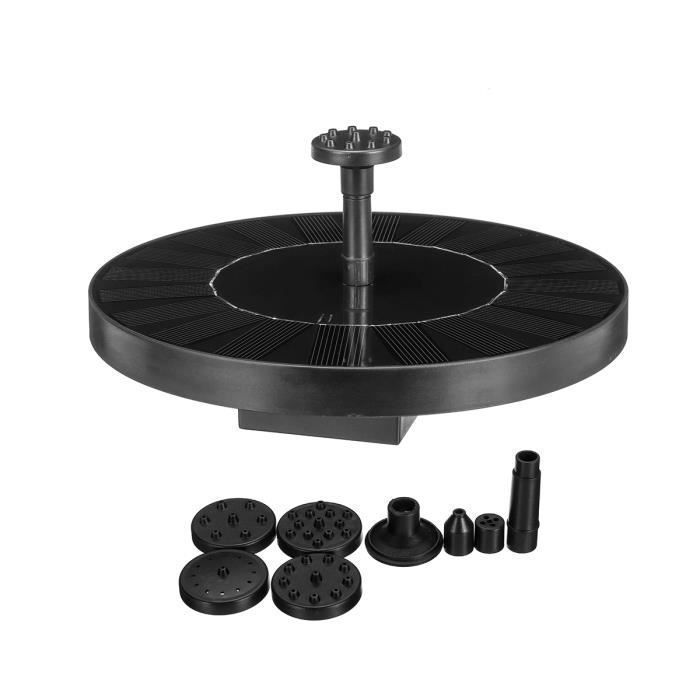 Fuente de agua solar colgante TEMPSA - Riego sumergible para jardín y piscina con batería de 2,0 W