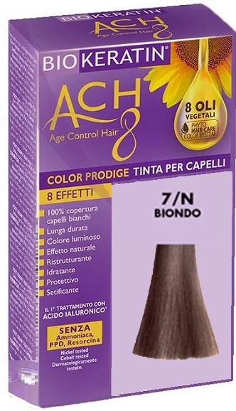 BIOKERATIN Biokeratin Ach 8 Color Prodige Color barva na vlasy 7/N rubio