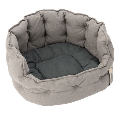 Gemütliches ecoLIFE Hundebett Grau