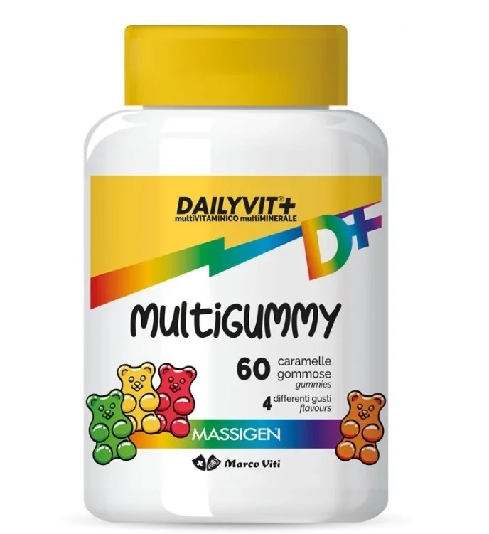 MASSIGEN Massigen Dailyvit+ Multigummy 60 bonbons Complément multivitaminé pour enfants