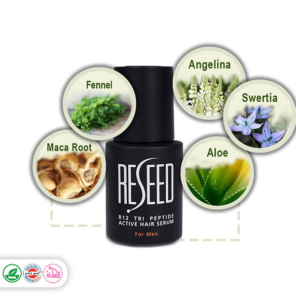 RESEED R12 Tri-Peptid-Aktiv-Haarserum für Männer, 30 ml