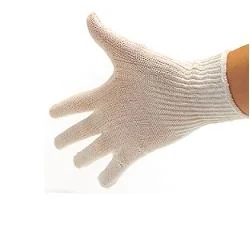 Gants en coton blanc Sterilfarma, taille 7