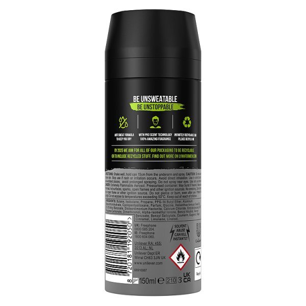 Deodorante antitraspirante spray Lynx Epic Fresh 150ml