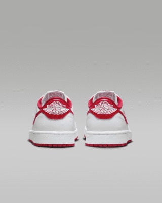 Air Jordan 1 Low OG 'White/Red' Men's Shoes