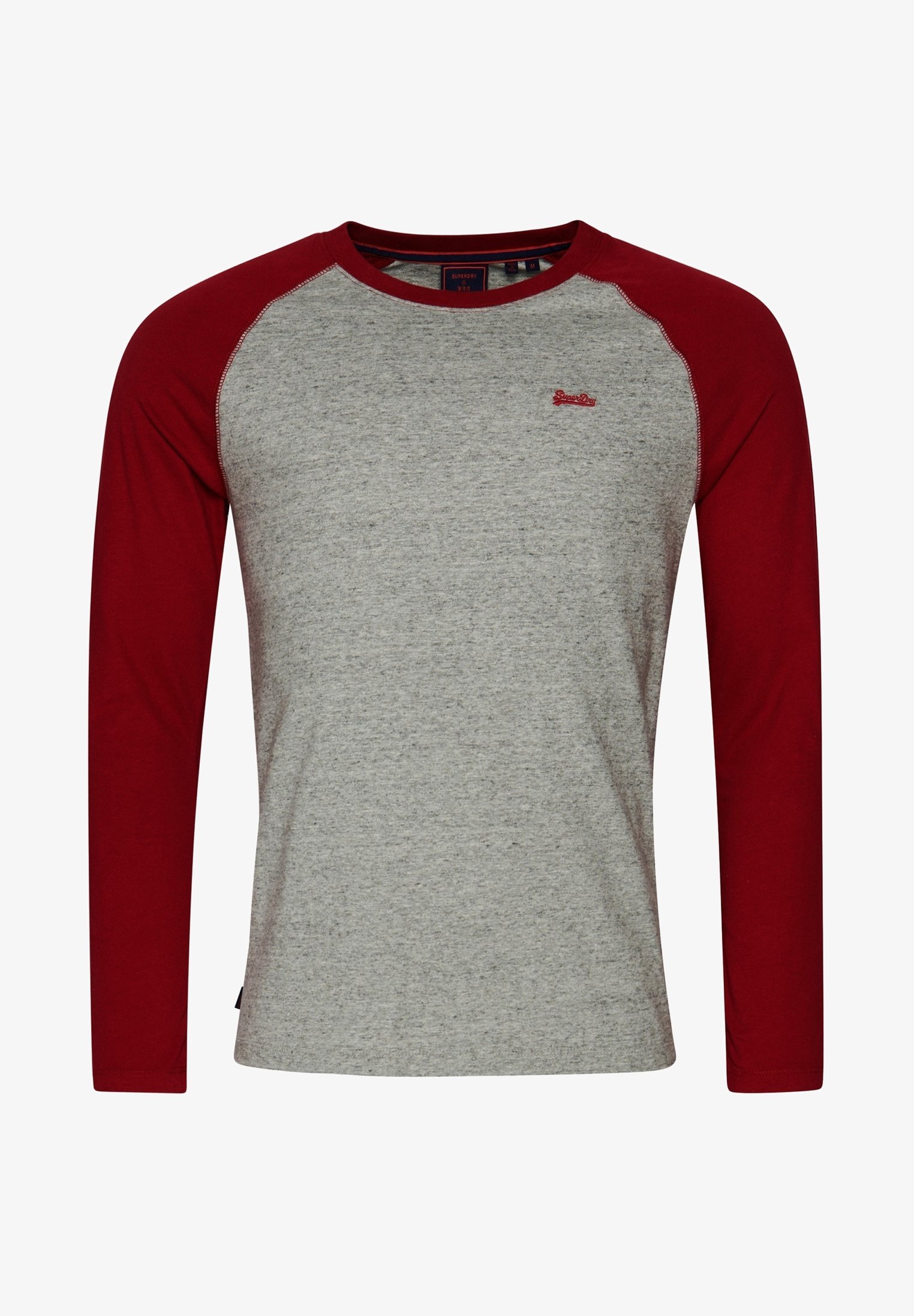 Top s dlouhým rukávem Superdry & Co - světle šedý melír