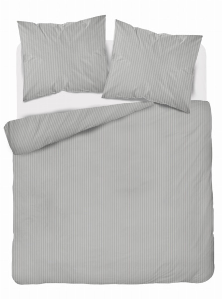 Komplet pościeli z adamaszku Pure Collection 160x200 j.szary