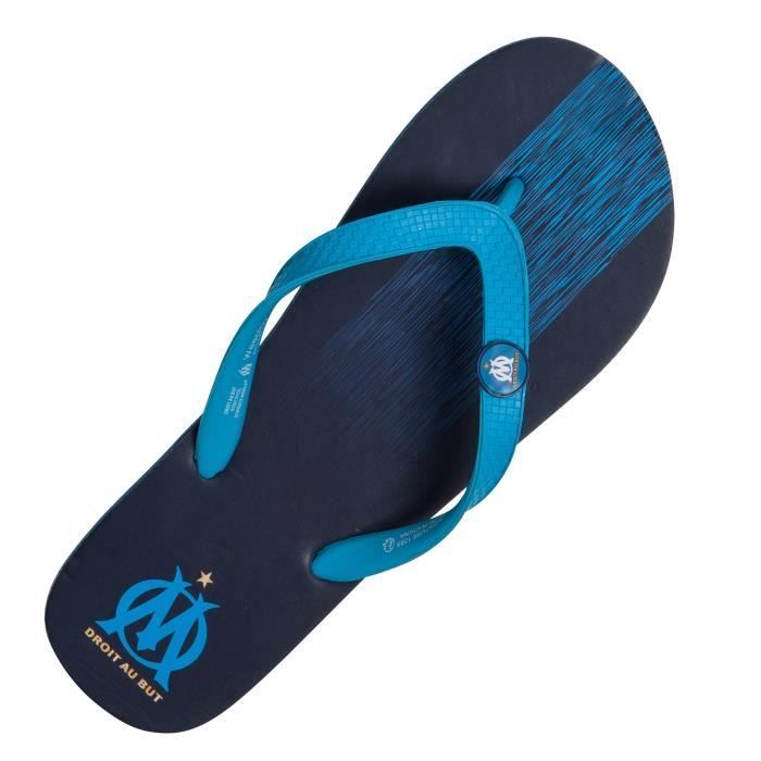 Infradito per bambini - OM - Collezione ufficiale Olympique de Marseille - Blu - Poliestere - Comode