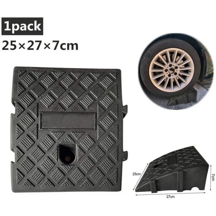 Rampa de umbral portátil para bordillo, rampa de acceso resistente, para scooter, silla de ruedas, motocicleta, automóvil, color negro A