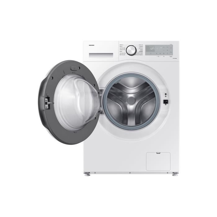SAMSUNG Ecobubble™ WW90CGC04DTH Frontlader-Waschmaschine – 9 kg – Induktion – 60 cm breit – 1400 U/min – Energieeffizienzklasse A – Vernetzt – Weiß