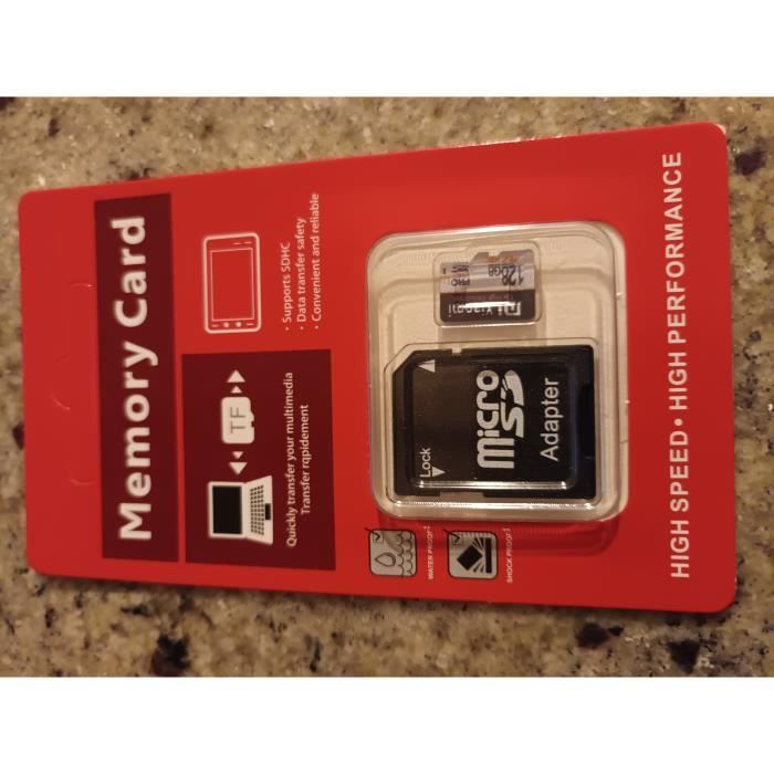 Carte mémoire haute vitesse, 512 Go, Classe 10, Micro TF, Carte SD
