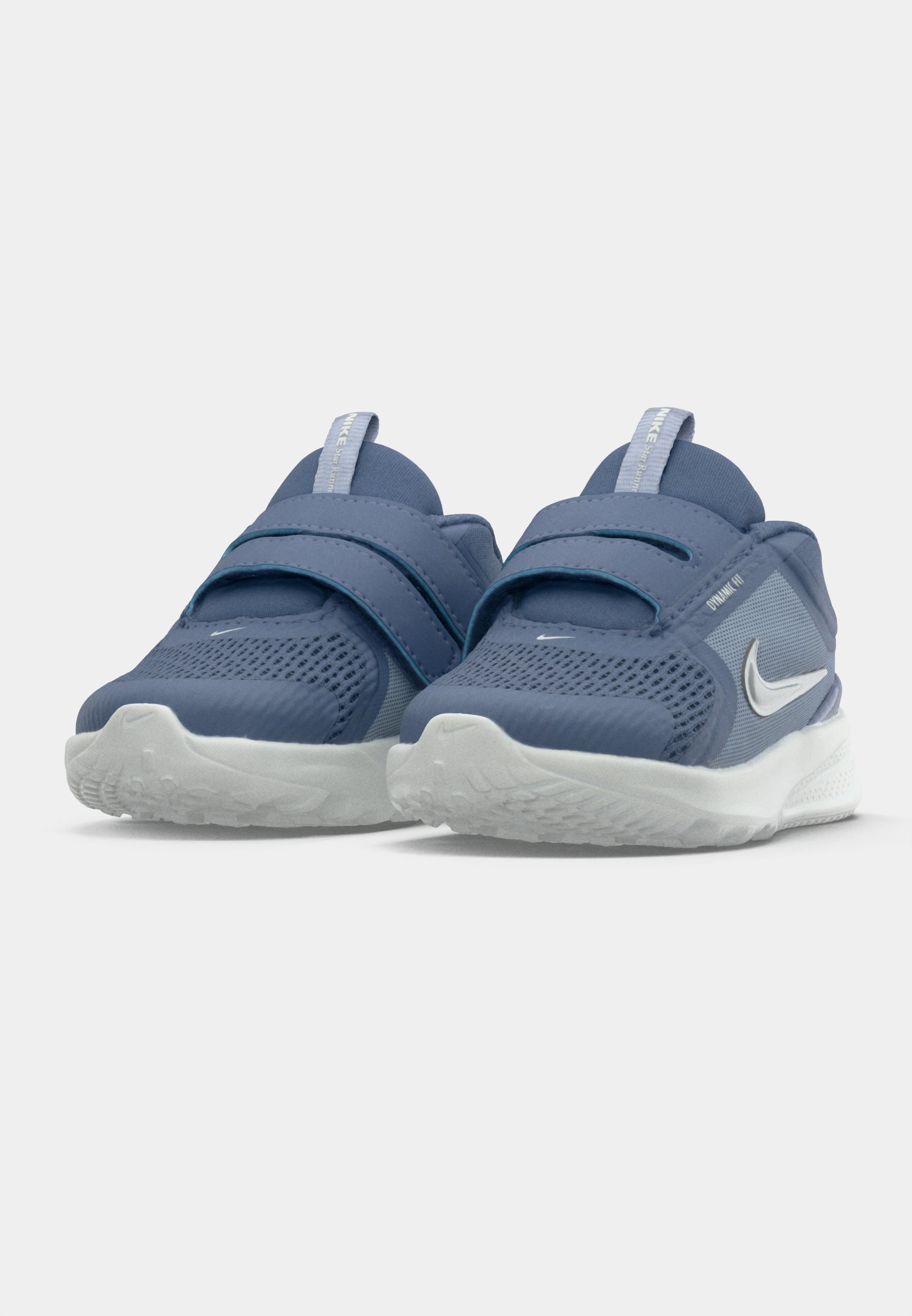 Nike Performance STAR RUNNER 5 UNISEX - Straßenlaufschuhe - Welt Indigo/Metallic Silber/Ghost/Platinum Farbton