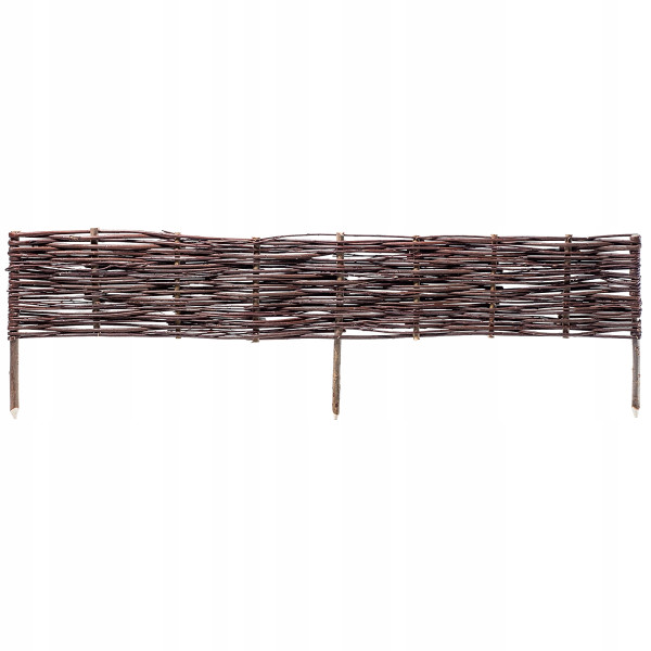 Palisada Wiklinowa Płotek 120x30cm Płot Obrzeże