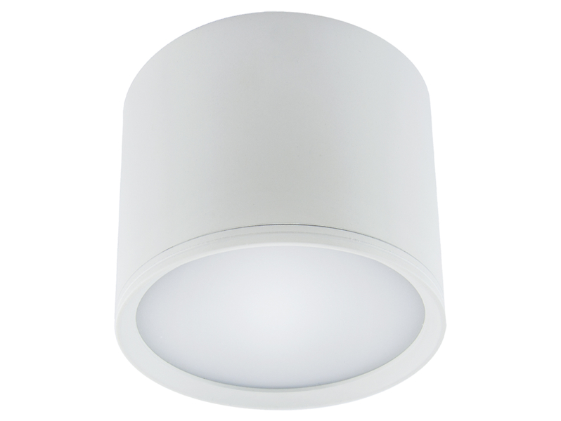 Lampa natynkowa Rolen LED aluminiowa biała