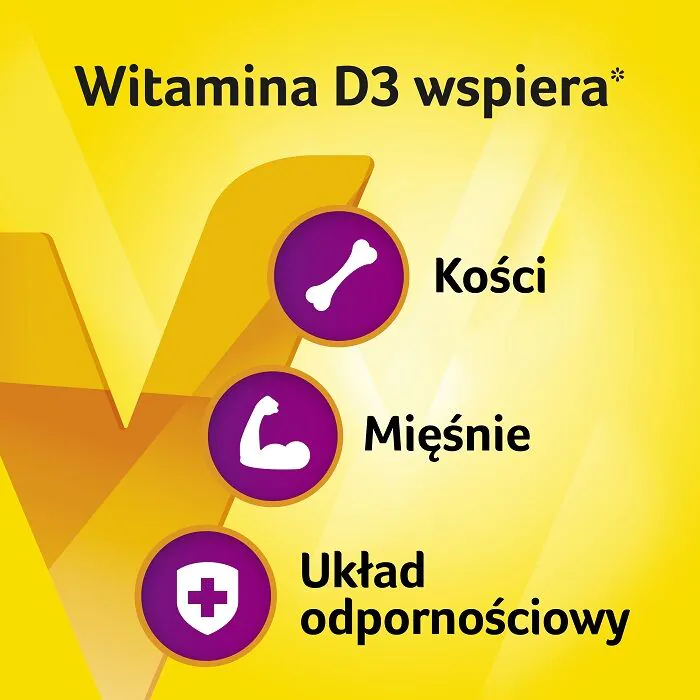 Vigantoletten Max Witamina d# 2000 j.m. Żelki o Smaku Cytrynowym