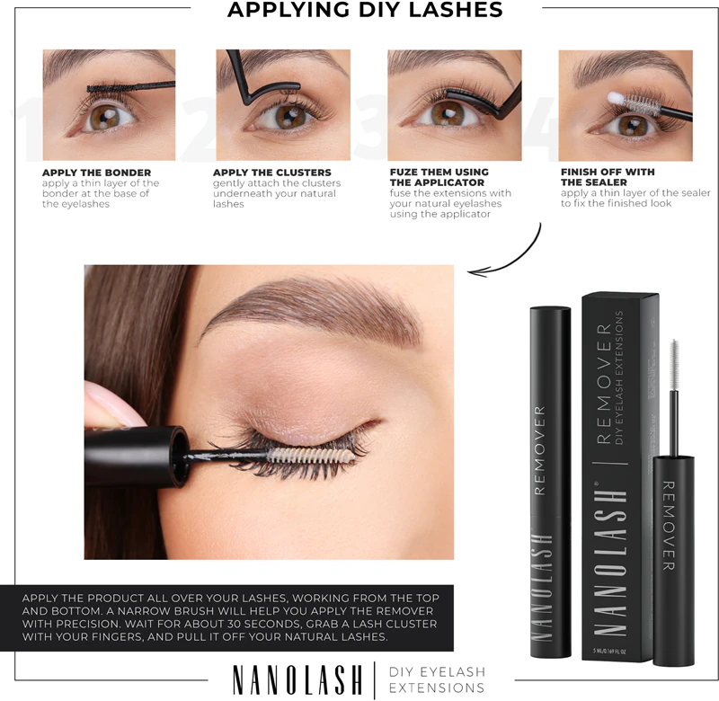 Nanolash DIY wimperverwijderaar