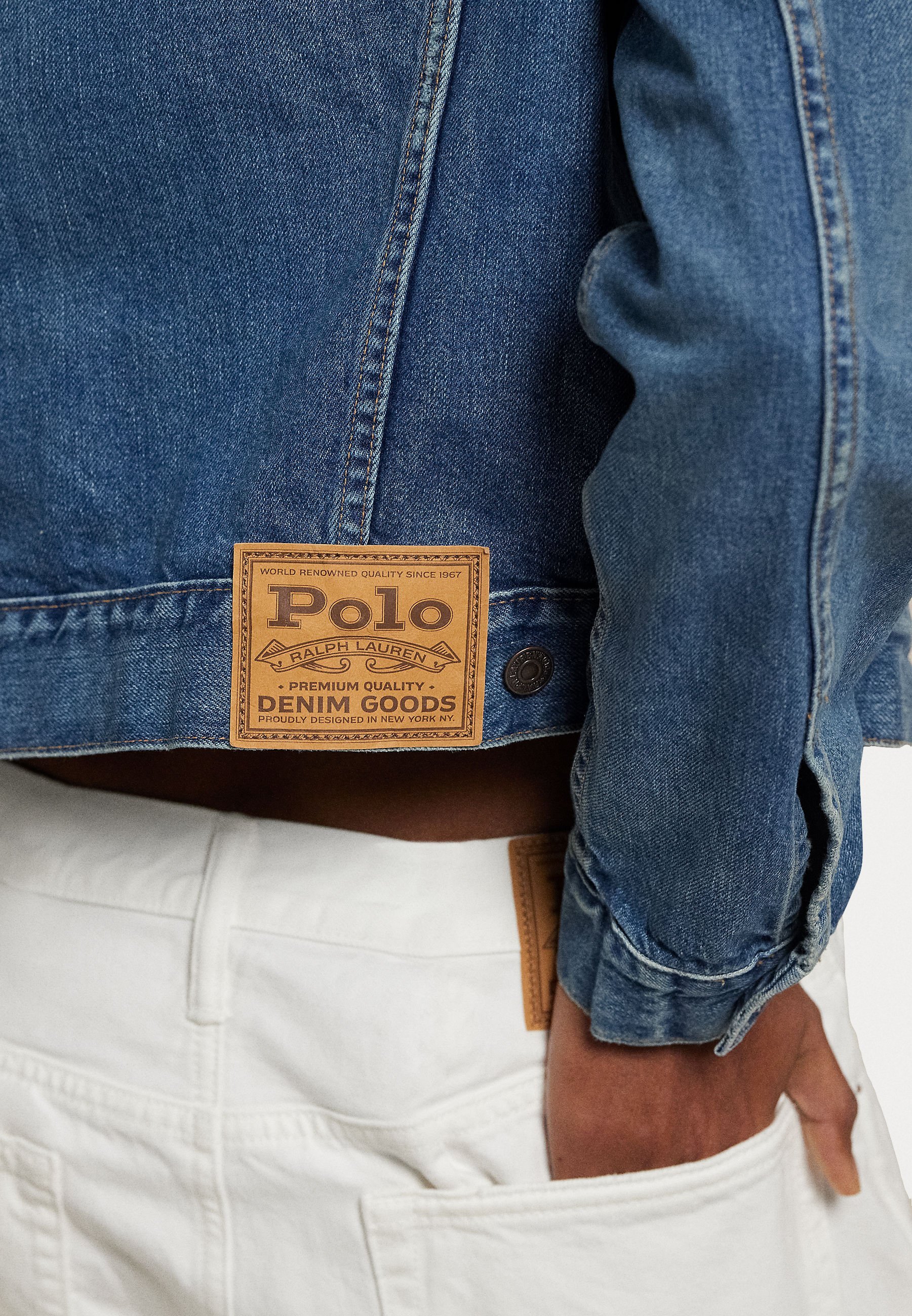 Giacca da camionista in denim Polo Ralph Lauren - Giacca in denim - lavaggio meuse