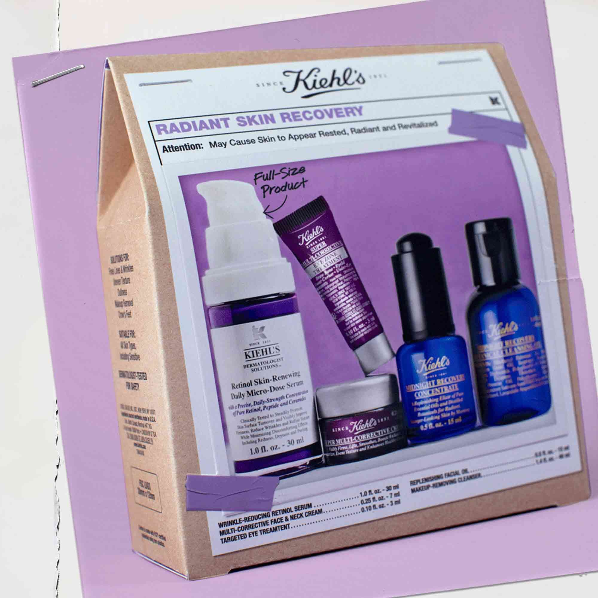 Estuche Radiant Skin Recovery Cofres lujo