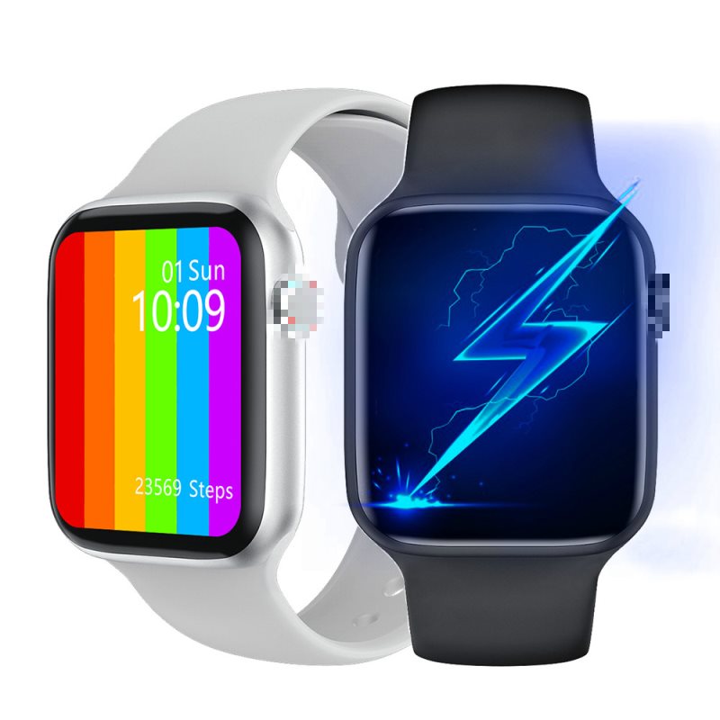 W26 44mm Smart Watch Men Women 1.75inch Full Touch Screen Sport IP67 Waterproof SmartWatch With Pedometer For IOS Android